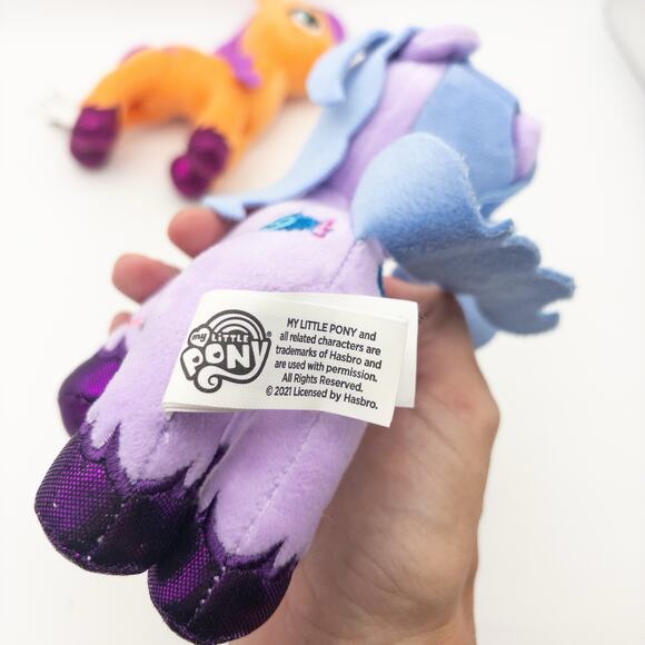 Lot Of 2 My Little Pony A New Generation 7” Sunny Starscout + Izzy Moonbow Plush - Picture 5 of 8